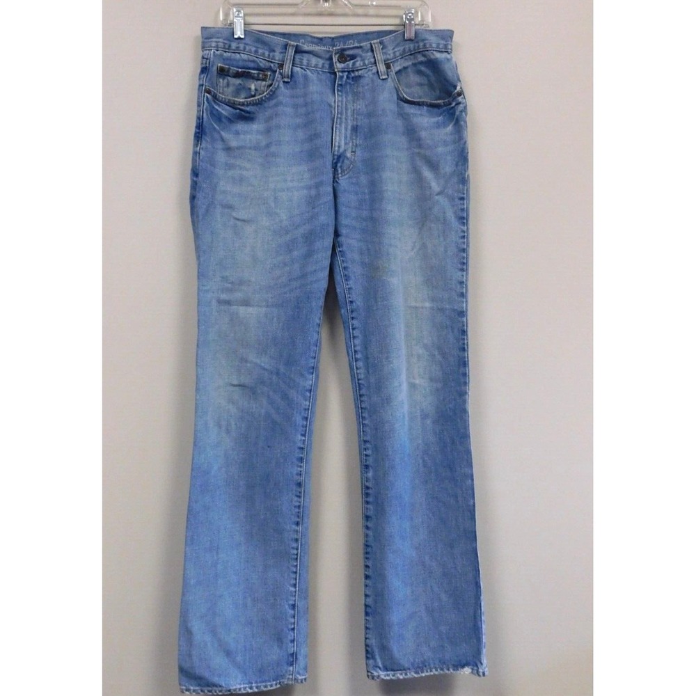 Cremieux Straight Leg Jeans Men's Size 34 X 34 Mid Rise Medium Wash Denim